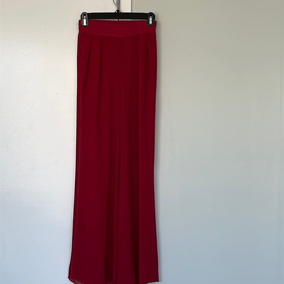 Swim Red Sheer Bathing Suit Cover Up Pants Poshmark